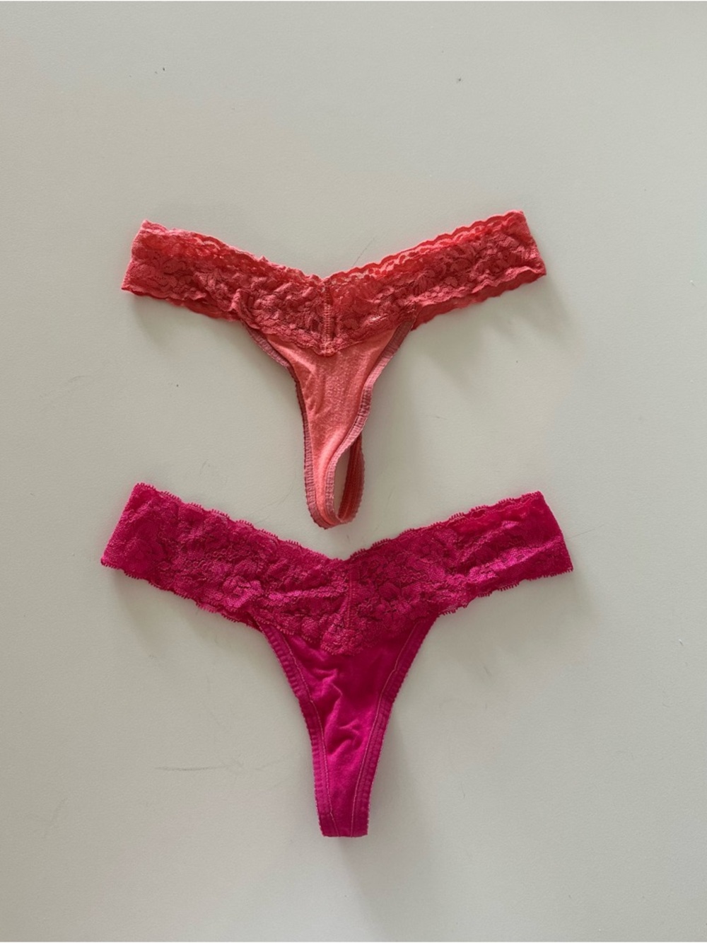 Vintage Y2K Lululemon Lace Thong Panties Bundle Pink S Logo Low Rise Cotton - Picture 2 of 5